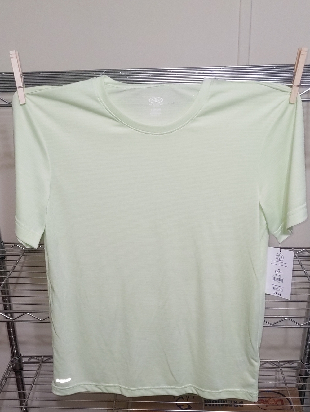 Athletic Works Light Mint Green Short Sleeve Crew Tee